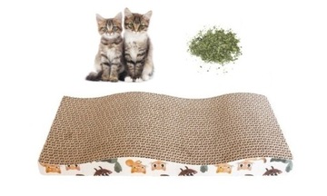 Когтеточка для кошек из картона Catnip WAVE