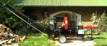 Piło łuparka spalinowa 12 ton 15 KM łupiarka kłody śr 38cm dł 55cm STIHL