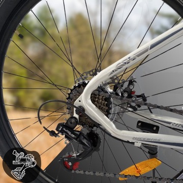 ГОРНЫЙ ВЕЛОСИПЕД SHIMANO MTB 26, 21 ПЕРЕДАЧА, 2 ДИСКА, РАМА 16 ДЮЙМОВ, КОЛЕСА 26 ДЮЙМОВ