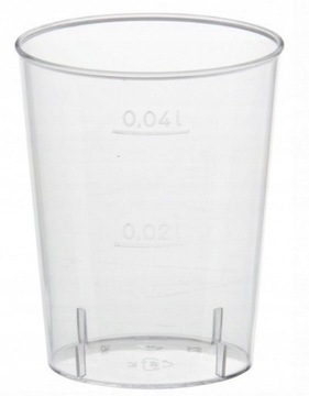 СТАКАНЫ ДЛЯ ВОДКИ МЕДИЦИНЫ ПЛАСТИК ШОТ STRONG 40МЛ 50