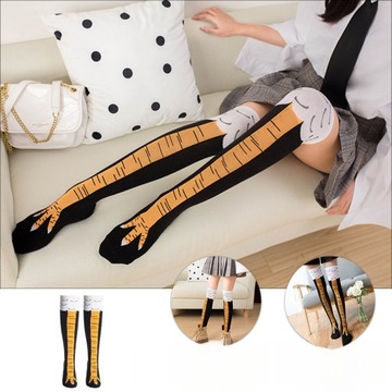 ŚMIESZNE SKARPETKI Z KURCZAKA IDEALNE NA IMPREZY COSPLAY