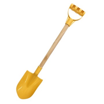 ŁOPATKA DO PIASKU PIASKOWNICY 60 cm DREWNO PLASTIK