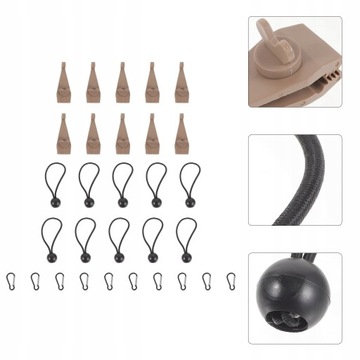 1 комплект устойчивых крепежных элементов для