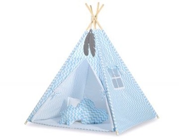 Комплект MINI: палатка-вигвам TIPI + коврик + подвески