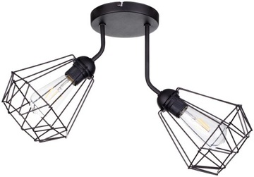 LAMPA WISZĄCA SUFITOWA ŻYRANDOL BRYLANT LOFT DRUT