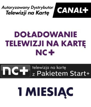 Doładowanie Telewizji NC+ Pakiet START+ 1 miesiąc