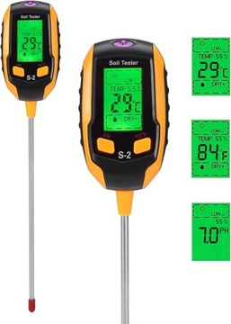 Precipette testeris dirvožemio, 5 prieš 1, skaitiklis drėgmė dirvožemio, ph