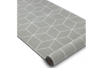 Противоскользящая, прорезиненная, современная серая дорожка, ширина 80 см.