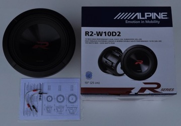 ALPINE R2-W10D2 750 Вт RMS ЛЕГЕНДАРНЫЙ БАС, НОВЫЙ R
