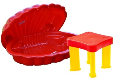 Песочница для бассейна SHELL 2в1, закрытая, 2 части