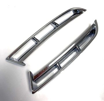 Hyundai Tucson NX4 2020+ хромированные накладки на бампер