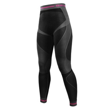 Bielizna Termoaktywna Damska Brugi 2RAR-NCP Lady Spodnie Dół Czarna S/M