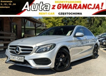 Mercedes Klasa C W205 Limuzyna 200 BlueTEC 136KM 2015 Mercedes C 200 1.6CDi 136PS OPŁACONY Bezwypadkowy
