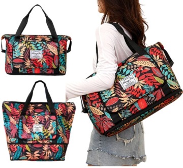 TORBA PODRÓŻNA SPORTOWA SKŁADANA WODOODPORNA MAŁA DUŻA BAGAŻ NA WALIZKĘ