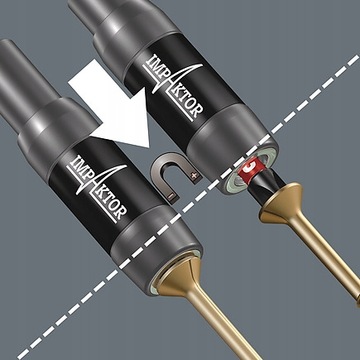 WERA Набор ударных бит BITS HANDLE 30 шт.