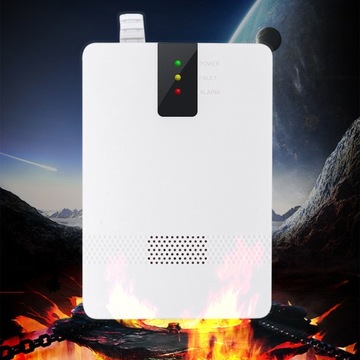 Сигнализация утечки газа с индикаторной лампой Голосовой датчик ABS для