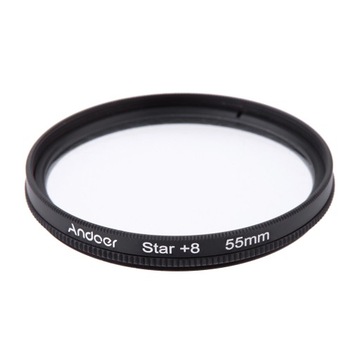 Andoer 55mm UV+CPL+Close-Up+4 +Star 8-Point