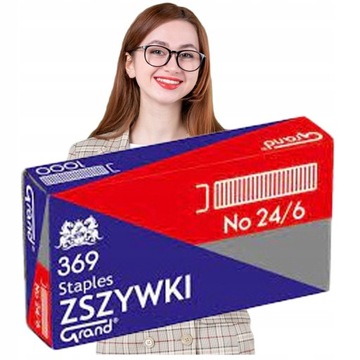 STALOWE ZSZYWKI DO PAPIERU GALWANIZOWANE BIUROWE