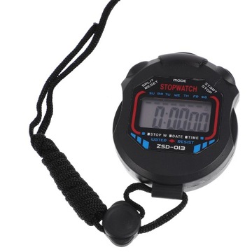 Funkcja alarmu cyfrowego chronometru Stoper