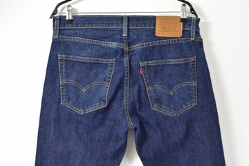 LEVIS strauss MODEL 514 SPODNIE MĘSKIE JEANS W34 L32