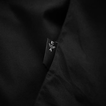 РУБАШКА EMPORIO ARMANI С МАЛЕНЬКИМ ЛОГОТИПОМ – ФОРМА – ЧЕРНАЯ – XXL