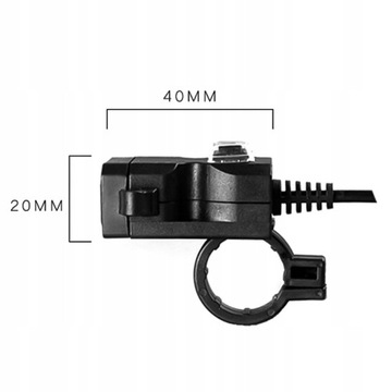 ЗАРЯДНОЕ УСТРОЙСТВО ДЛЯ МОТОЦИКЛА 2x USB 12В-24В