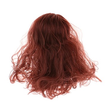 1/6 скульптура головы BJD с вьющимися волосами для куклы своими руками