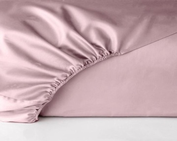 Prześcieradło satynowe flamingo pink 200x200 MARO HOME