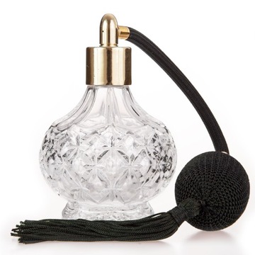 FLAKON SZKLANY NA PERFUMY Z POMPKĄ - 85 ML! GRATIS TESTER!