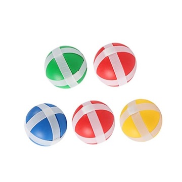 Set of 3/5 Plastic s Excellent Indoor Games Sticky Ball 3.4cm