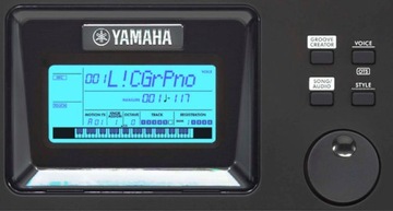 Клавиатура Yamaha PSR-E473 с штативом и источником питания