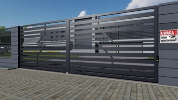 Tabliczka TABLICA UWAGA TEREN MONITOROWANY 25x35 cm UV