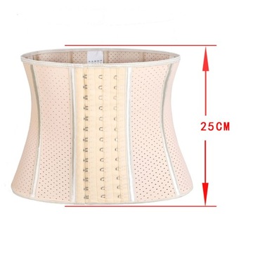 25cm Short Breathable Latex Waist Trainer Cincher