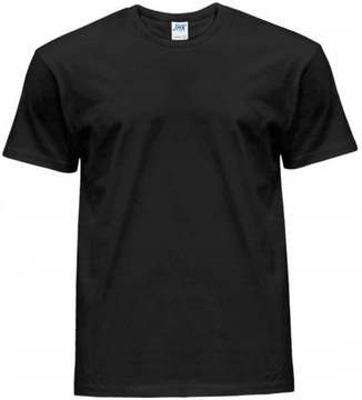 Męska KOSZULKA ROBOCZA bawełniana czarna T-Shirt
