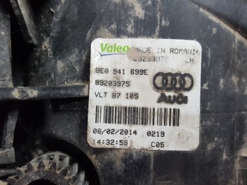 AUDI A3 8P FACELIFT 08-12R HALOGEN LEVÝ 8E0941699E