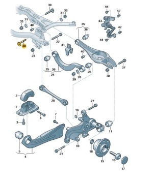 ЭКСЦЕНТРИЧЕСКИЙ БОЛТ ПОДВЕСКИ CUPRA FORMENTOR OE
