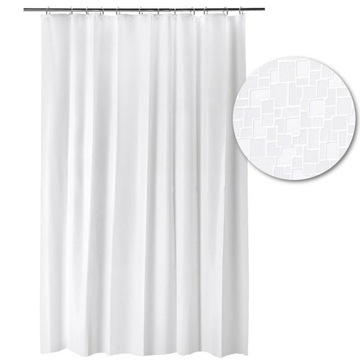 Виниловая занавеска для душа Ikea 180 х 200 см.