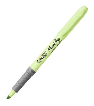 BIC HIGHLIGHTER GRIP SCHOOL OFFICE ХАЙЛАЙТЕР 6 ПАСТЕЛЬНЫХ ЦВЕТОВ