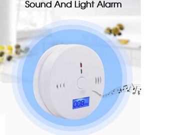 Детектор угарного газа, детектор CO, ЖК-сигнализация, СЕРТИФИКАТ PL CE