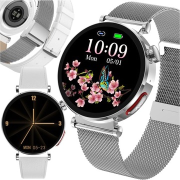 SMARTWATCH DAMSKI ZEGAREK POMIAR CUKRU EKG ROZMOWY SMART WATCH MENU PL