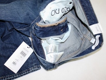 Calvin Klein 026 jeansy męskie -J30J307629- Slim oryginalne - W33/L32