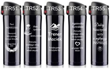 Термокружка в подарок в элегантной КОРОБКЕ с вашей гравировкой, ЛОГОТИПОМ.