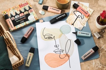 Набор хайлайтеров Stabilo Nature Colors 6 шт.