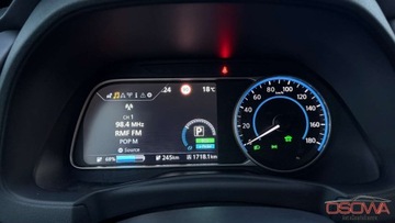 Nissan Leaf II Hatchback Facelifting 59kWh 217KM 2022 Nissan Leaf Bateria 62kwh full opcja wersja Tekna zasieg 400 km okazja gw, zdjęcie 29