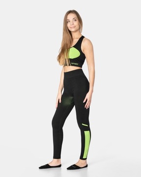 Komplet Sportowy Dres Koszulka Legginsy 9090-6 S/M