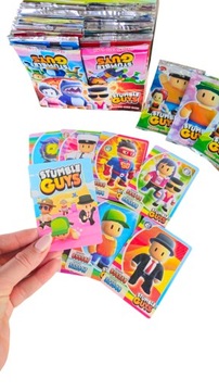 КОЛЛЕКЦИОННЫЕ КАРТОЧКИ STUMBLE GUYS БОЛЬШОЙ НАБОР 288 штук 36 ПАКЕТОВ