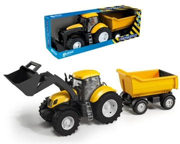 Traktor z Łyżką Wywrotką w Pudełku Dziecko w Świecie Zabawy Włoskim Stylu!