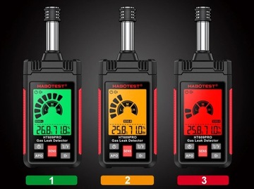 DETEKTOR WYCIEKÓW GAZU DŁUGA TELESKOPOWA SONDA METAN PROPAN BUTAN CO ALARM