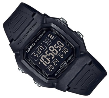 SPORTOWY MŁODZIEŻOWY ZEGAREK CASIO W-800H -1BVES