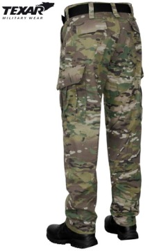 Spodnie Wojskowe Taktyczne WZ10 TEXAR Rip-Stop do Munduru Multicam XXL